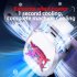Game Mobile Phone Cooler Semiconductor Refrigeration Radiator Portable Cooling Fan Adjustable Cooling Bracket white red