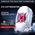 Game Mobile Phone Cooler Semiconductor Refrigeration Radiator Portable Cooling Fan Adjustable Cooling Bracket white red
