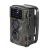 Game camera with a 5MP sensor  HD video  and 12MP images is equipped with 20 meter PIR sensor night vision and 0 6 sec trigger time so you get the best footage