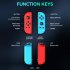 Games Controller Wireless Color Rgb Lighting Game Console Handheld Console with Dual Vibration Purple Yellow