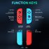 Games Controller Wireless Color Rgb Lighting Game Console Handheld Console with Dual Vibration White
