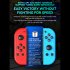 Games Controller Wireless Color Rgb Lighting Game Console Handheld Console with Dual Vibration White