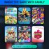 Games Controller Wireless Color Rgb Lighting Game Console Handheld Console with Dual Vibration White