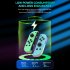 Games Controller Wireless Color Rgb Lighting Game Console Handheld Console with Dual Vibration White