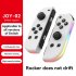 Games Controller Wireless Color Rgb Lighting Game Console Handheld Console with Dual Vibration White