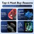 Games Controller Wireless Color Rgb Lighting Game Console Handheld Console with Dual Vibration White