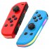 Games Controller Wireless Color Rgb Lighting Game Console Handheld Console with Dual Vibration White
