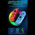 Games Controller Wireless Color Rgb Lighting Game Console Handheld Console with Dual Vibration Black