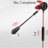 Gaming Earphone For Pubg PS4 CSGO Casque Games Headset 7 1 With Mic Volume Control PC Gamer Earphones G9 red