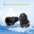 Gaming Finger Sleeve Touchscreen Finger Gloves Conductive Fiber Cap Anti Sweat Breathable Touch and Sensitive for Mobile Phone Games  Black white