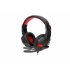 Gaming Headset Deep Bass Stereo Computer Game Headphones with Microphone LED Light red light