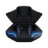 Gaming  Headset Lighting Gaming Bluetooth compatible Earphone Low Latency Glowing Gaming Headset Black
