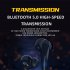 Gaming  Headset Lighting Gaming Bluetooth compatible Earphone Low Latency Glowing Gaming Headset Yellow