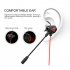 Gaming Headset With Double Detachable MIC Microphone Sets For PS4 PC Laptop Black red type C interface