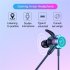 Gaming Headset with Dual Controllable Microphone Digital Decoding In ear Gamer Earphone with Rgb Light Silver Gray