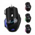 Gaming Mouse 7 Button USB Wired LED Breathing Fire Button 3200 DPI for Laptop PC