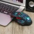 Gaming Mouse Cool Backlit Wired 5500 DPI Mice Ergonomic Design Mouse For Gaming PC Laptop Desktop Notebook black