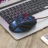 Gaming Mouse Cool Backlit Wired 5500 DPI Mice Ergonomic Design Mouse For Gaming PC Laptop Desktop Notebook black