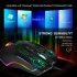 Gaming Mouse J500 Display Wired Macro Programming Multiple Languages Personalized Setting Gaming Mouse J500