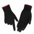 Gaming Touch Screen Gloves Unisex Warm Breathable Ultra thin 5 finger Anti slip Sweat proof Gloves black