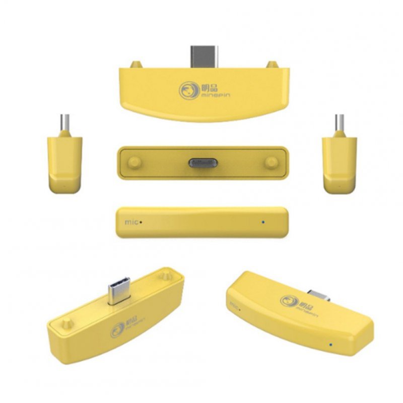 Gaming Wireless Bluetooth Audio Adapter USB Transmitter for Switch lite/PS4/PS3/PC yellow
