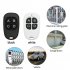 Garage Door Remote Control 433mhz 4 Keys Copy Cloning Electric Gate Remote Controller Duplicator Key Wireless black