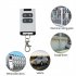 Garage Door Remote Control 433 92mhz Keys Copy Compatible For Nice Flors inti on3ebd Remote Control Rolling Code Black and White
