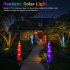 Garden Light Violet Waterproof Lantern Garden Solar Powered Lights Pile Landscape Courtyard LED Floor Light Built in 600mAh Battery For Garden Yard Flowerbed Fe