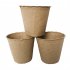 Garden Supplies Flowerpot Vegetable Fruit Pots 8 8CM Biodegradable Pulp Tool Nursery Cup 100pcs