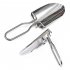 Garden  Tool Set Shovel With Folding Handle cloth Bag Gardening Accessories Steel color