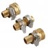 Garden Water Pipe Copper Joint Set Watering Hose Fittings Internal and external threaded joint package
