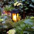 Garden view lamp   15 Lumen   IP44 Rating  600mAh Battery  Candle Effect  Intelligent Light Control  Amorphous Silicon Solar Panel