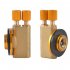 Gas Burner Camping Gas Stove Safety Switch Double Head Inflatable Valve Adapter for Flat Liquefied Gas Cylinder Flat gas double head valve