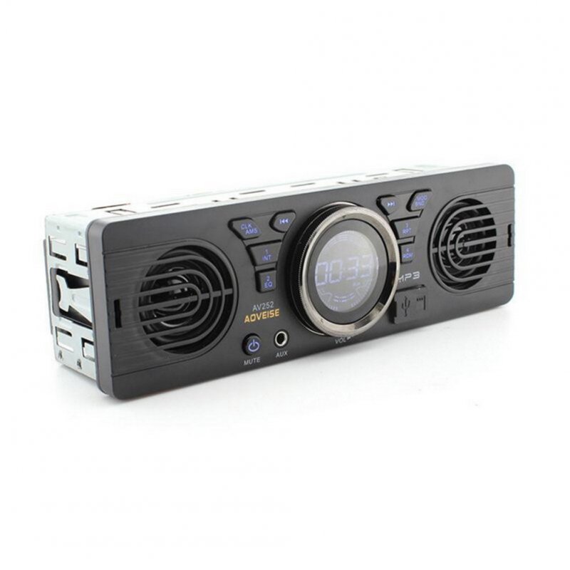 12V Car MP3 Audio Player Bluetooth-compatible Speaker Lossless Music FM Car Radio Card Reader Av252b 
