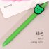 Gel Pen Press Style Cartoon Ballpoint Pen for School Writing Stationery green 0 5mm
