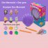 Gemstone Dig Kit Diy Mermaid Crystal Gem Starfish Heart shaped Diamond Archaeological Excavation Educational Toys For Kids Shell Mermaid Gem