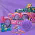 Gemstone Dig Kit Diy Mermaid Crystal Gem Starfish Heart shaped Diamond Archaeological Excavation Educational Toys For Kids Shell Mermaid Gem