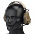 Gen 6 Communication Headset Head Mounted Noise Reduction Headset Silicone Earmuffs  no Pickup  black