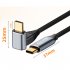 Gen2 Type c To Type c Data Cable Usb3 1 Hd Output Pd100w Charging 3d Elbow Projection Line Compatible For Steam Deck black GEN2GEN2 C female to male 1 5m