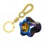 General Cnc Modified Burnt Titanium Key  Head     Key  Chain  Set Accessories Plum blossom key head   titanium blue keychain