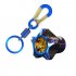 General Cnc Modified Burnt Titanium Key  Head     Key  Chain  Set Accessories Plum blossom key head   titanium blue keychain