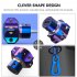 General Cnc Modified Burnt Titanium Key  Head Racing Boat Hexagonal Burnt Titanium Key Head Key Chain sliver