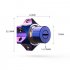 General Cnc Modified Burnt Titanium Key  Head Racing Boat Hexagonal Burnt Titanium Key Head Key Chain sliver