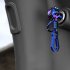 General Cnc Modified Burnt Titanium Key  Head Racing Boat Hexagonal Burnt Titanium Key Head Key Chain sliver