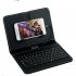 General Wired Keyboard Flip Holster Case for Andriod Mobile Phone 4 8 6 0  black