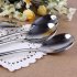 Generic 8 Pieces  High Quality Korean Stainless Steel Rice Spoon Soup Spoon Coffee Spoon   Long handled Great Circle