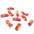 Generic Bluecell Red Color 10Pcs Aluminum Guyline Cord Adjuster for Tent Camping Hiking Backpacking