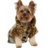 Generic Luxury Pet Dogs Coat Leopard Faux Fur Jacket Winter Clothes  M 