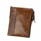 Genuine Cowhide Leather <span style='color:#F7840C'>Men</span> Wallets