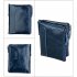 Genuine Cowhide Leather Men Wallets Double Zipper Short Purse Coin Pockets Anti RFID Card Holders coffee